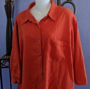 Vintage Chico's orange jacket